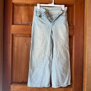 Madewell wide leg crop jeans